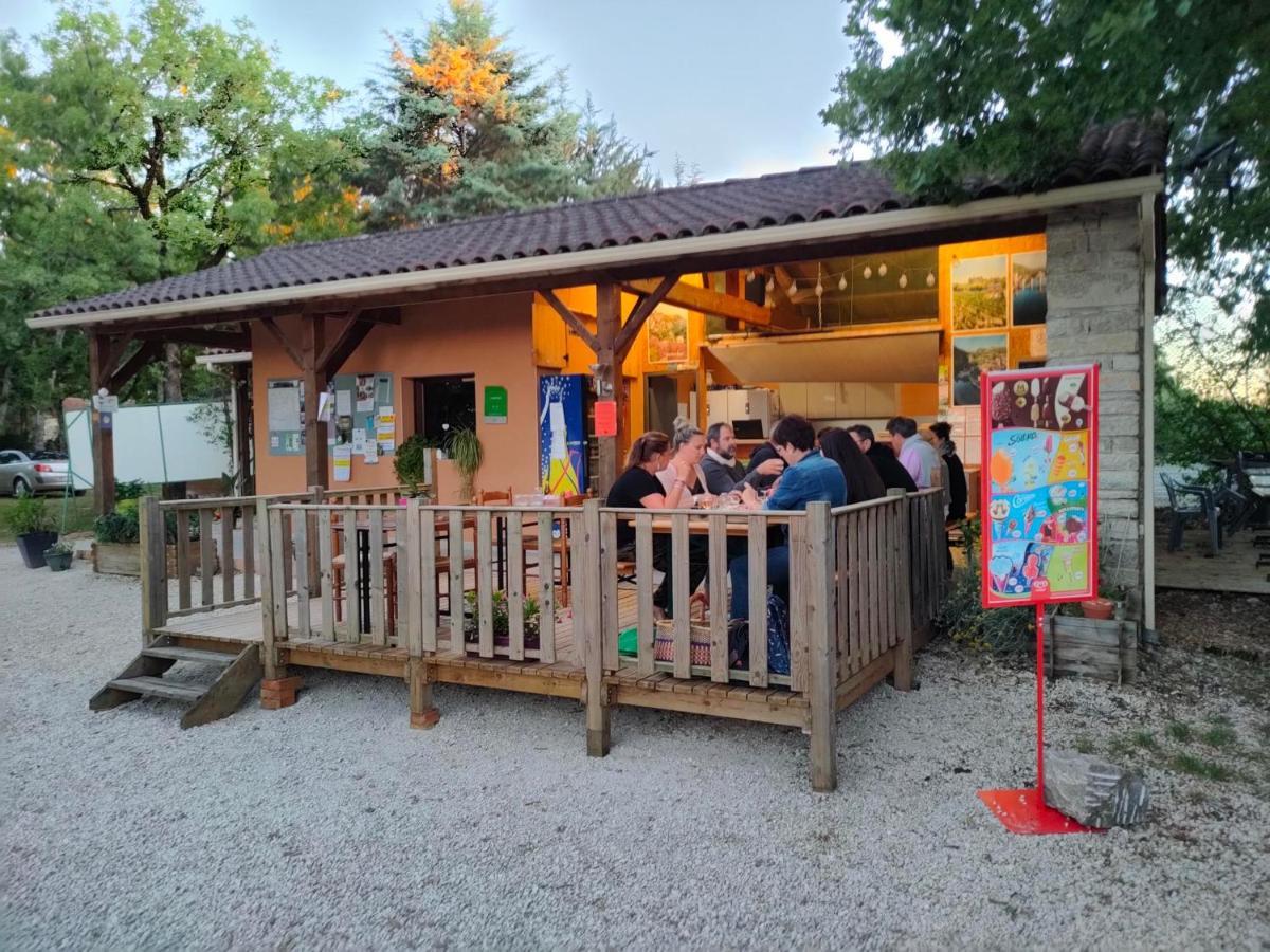 Camping Le Bel Air Mobil Home Le Figuier 6 Personnes Limogne-en-Quercy المظهر الخارجي الصورة